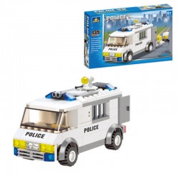 135pcs City Police Prisoner Transport Car Model Building Blocks Sets Bricks Model Children Diy Educational Toys For Boys