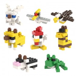 Mini Animal Building Blocks Toys Children's Toys